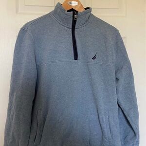 NAUTICAL Light Blue Quarter-Zip Pullover